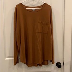 Brown Long Sleeve Shirt